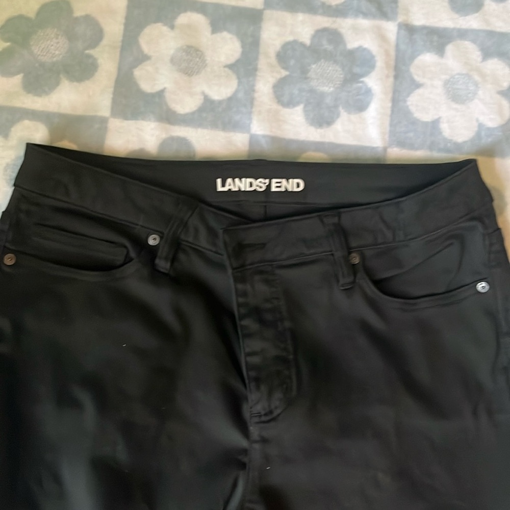 Lands end mid rise straight, Jean size 14 petite pants